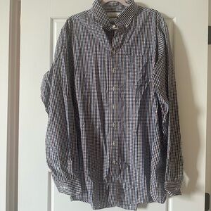 Men's Checkered Shirt - Black and White